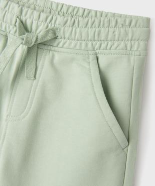 Short en maille coupe large avec taille ajustable garçon vue2 - GEMO (ENFANT) - GEMO