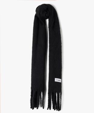 Echarpe plaid unie avec longues franges fille vue1 - GEMO (JUNIOR) - GEMO