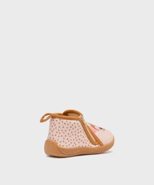 Chaussons en velours zippées moelleux imprimé Bambi fille - Disney vue4 - BAMBI - GEMO
