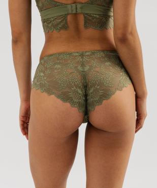 Shorty en dentelle et microfibre femme vue3 - GEMO(HOMWR FEM) - GEMO