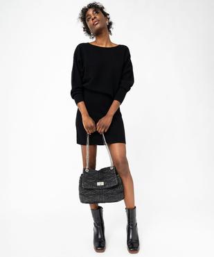 Jupe en maille côtelée femme vue6 - GEMO(FEMME PAP) - GEMO