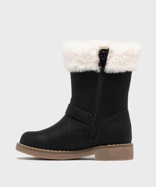 Bottines avec fourrure imitation et paillettes fille - Lovely Wings vue3 - LOVELY WINGS - GEMO