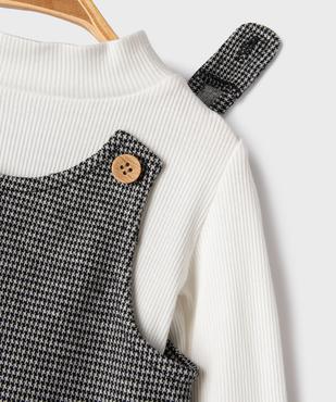 Ensemble 2 pièces bébé fille - Robe et tee-shirt vue2 - GEMO(BEBE DEBT) - GEMO