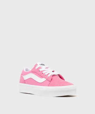 Baskets Vero LS en cuir et textile fille - Vans vue3 - VANS - GEMO