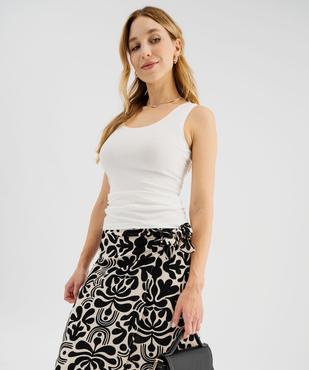 Débardeur à col rond femme vue4 - GEMO 4G FEMME - GEMO