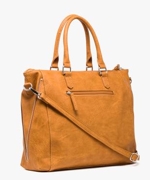 Sac femme multipoche grandes dimensions vue2 - GEMO (ACCESS) - GEMO