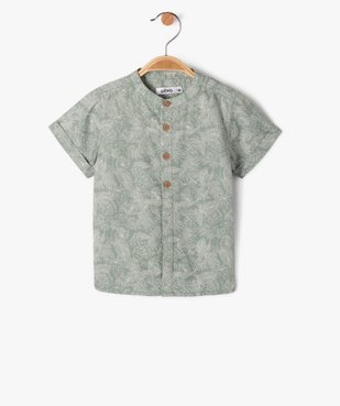 Chemise à manches courtes à col rond bébé garçon vue2 - GEMO(BEBE DEBT) - GEMO