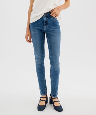Jean Slim taille normale femme vue1 - GEMO 4G FEMME - GEMO
