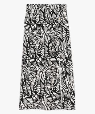 Jupe longue fendue avec boucle sur la hanche femme vue4 - GEMO(FEMME PAP) - GEMO