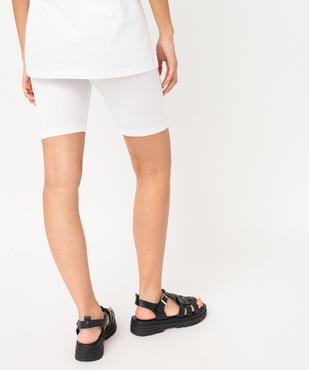 Legging court en maille extensible femme vue3 - GEMO 4G FEMME - GEMO