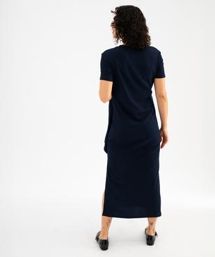 Robe de grossesse avec effet drapé sur l’avant vue3 - GEMO 4G MATERN - GEMO