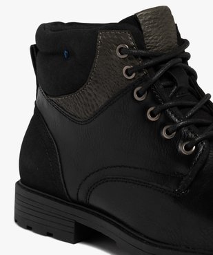 Boots avec empiècement rembourré sur le col homme - Mario Baldano vue12 - MARIO BALDANO - GEMO