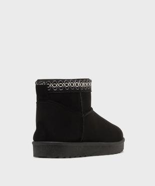 Boots fourrées à tige brodée fille vue4 - LOVELY WINGS - GEMO