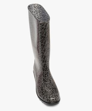 Bottes de pluie femme à motifs tachetés et paillettes vue5 - GEMO (EQUIPT) - GEMO