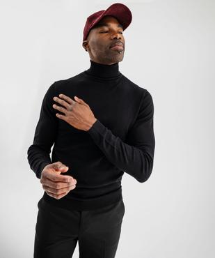 Pull col roulé en maille fine homme vue2 - GEMO 4G HOMME - GEMO