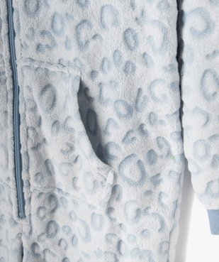 Combinaison pyjama à capuche motif animal fille vue3 - GEMO (JUNIOR) - GEMO