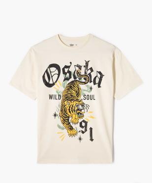 Tee-shirt manches courtes en coton imprimé garçon vue5 - GEMO 4G GARCON - GEMO