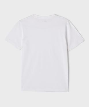 Tee-shirt à manches courtes uni garçon vue6 - GEMO (JUNIOR) - GEMO