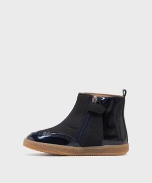 Boots montantes zippées fille - Berlingot by Pom d'Api vue3 - BERLINGOT BY POM D'API (M) - GEMO