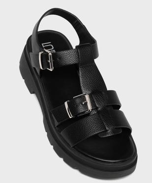 Sandales à brides sur semelle crantée femme - 5 Miles vue5 - 5 MILES - GEMO