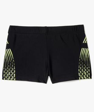 Maillot de bain garçon à motif contrastant vue1 - GEMO (JUNIOR) - GEMO