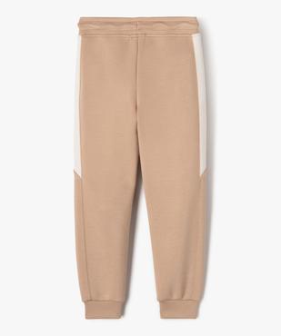 Pantalon de sport en maille souple et extensible garçon vue4 - GEMO (ENFANT) - GEMO