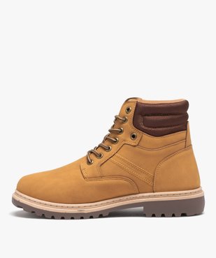 Boots homme unies casual avec col matelassé - Lee Cooper vue3 - LEE COOPER - GEMO