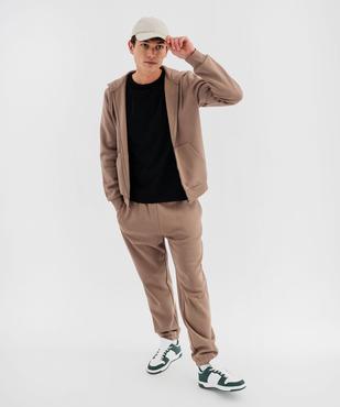 Sweat zippé à capuche homme vue4 - GEMO 4G HOMME - GEMO