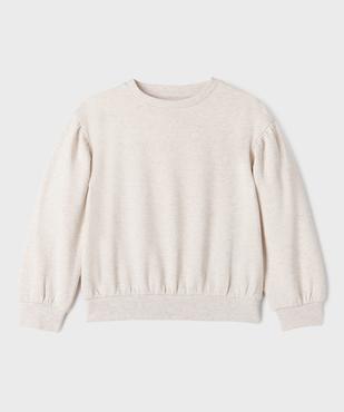 Sweat ample avec détails froncés fille vue1 - GEMO 4G FILLE - GEMO