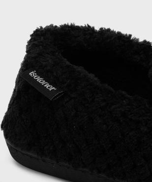 Chaussons enveloppants en velours femme - Isotoner vue6 - ISOTONER - GEMO
