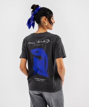Tee-shirt manches courtes motif artistique garçon - Henri Matisse vue3 - MATISSE - GEMO