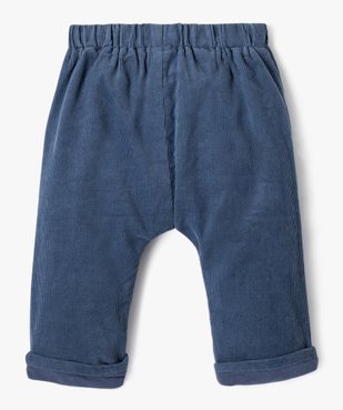 Pantalon ample en velours bébé - LuluCastagnette vue3 - LULUCASTAGNETTE - GEMO