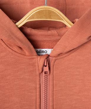 Sweat à capuche fermeture zippée bébé garçon vue4 - GEMO(BEBE DEBT) - GEMO