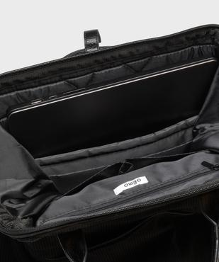 Sac à dos ordinateur en velours côtelé homme vue4 - GEMO (ACCESS) - GEMO