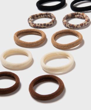 Elastiques doux pour les cheveux (lot de 10) vue2 - GEMO (ACCESS) - GEMO