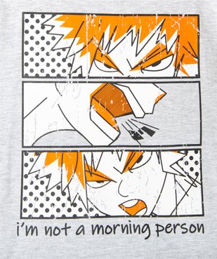 Pyjashort garçon imprimé manga vue2 - GEMO (JUNIOR) - GEMO