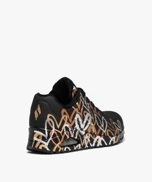Baskets femme imprimées cœurs métallisés - Skechers X James Goldcrown vue4 - SKECHERS - GEMO