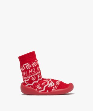 Chaussons chaussettes de Noël à semelle antidérapante bébé garçon vue1 - GEMO (ENFANT) - GEMO