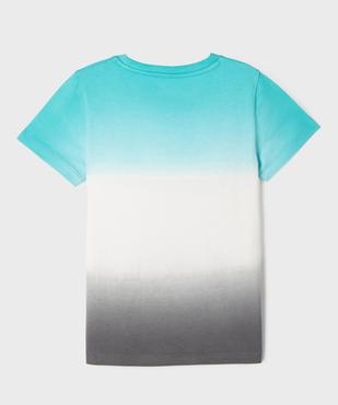 Tee-shirt manches courtes en coton tie-and-dye garçon vue3 - GEMO (ENFANT) - GEMO