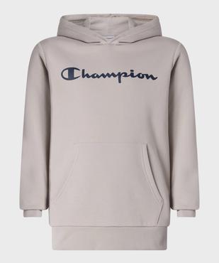Sweat à capuche avec inscription sur le buste fille - Champion vue1 - CHAMPION USA - GEMO