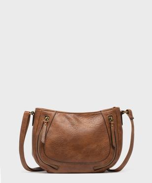 Sac à bandoulière réglable avec poches zippées femme vue1 - GEMO (ACCESS) - GEMO