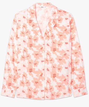 Chemise femme à motifs fleuris vue4 - GEMO(FEMME PAP) - GEMO