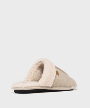 Chaussons mules fourrés cosy femme - DIM vue4 - DIM - GEMO