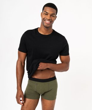 Boxer en coton stretch homme (lot de 2) vue2 - GEMO 4G HOMME - GEMO
