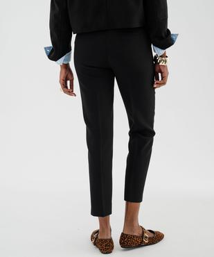 Pantalon de costume en toile femme vue3 - GEMO(FEMME PAP) - GEMO