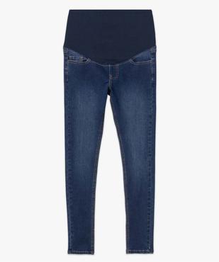 Jean de grossesse coupe Skinny avec bandeau haut vue4 - GEMO (MATER) - GEMO