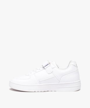 Baskets garçon unies à scratch style rétro - Ellesse vue3 - ELLESSE - GEMO