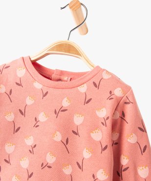 Pyjama 2 pièces imprimé en molleton bébé vue3 - GEMO(BB COUCHE) - GEMO