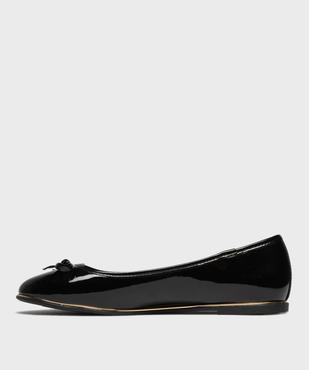 Ballerines femme vernies à liseré doré et noeud fantaisie vue10 - GEMO(URBAIN) - GEMO