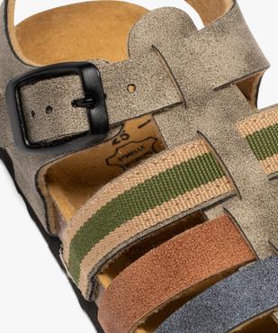 Sandales multibrides à semelle intérieure cuir ergonomique garçon vue6 - BUGGY GEMO FOR GOOD - GEMO